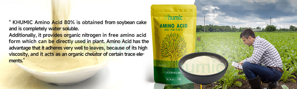 Plant growth stimulant: amino acid fertilizer