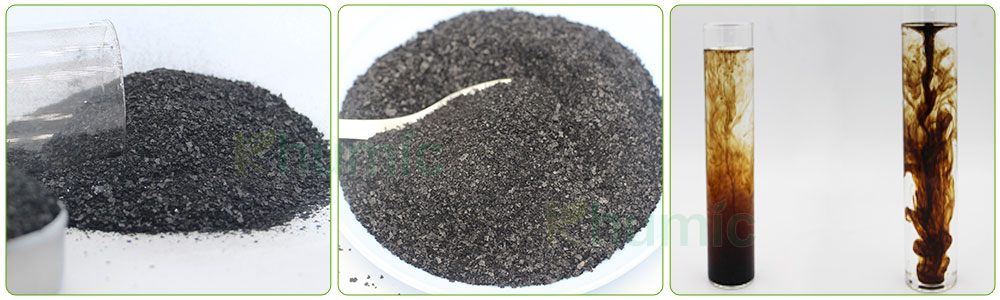 Sodium humate from mineral sources